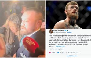 Conor McGregor funnet ansvarlig for seksuelt overgrep