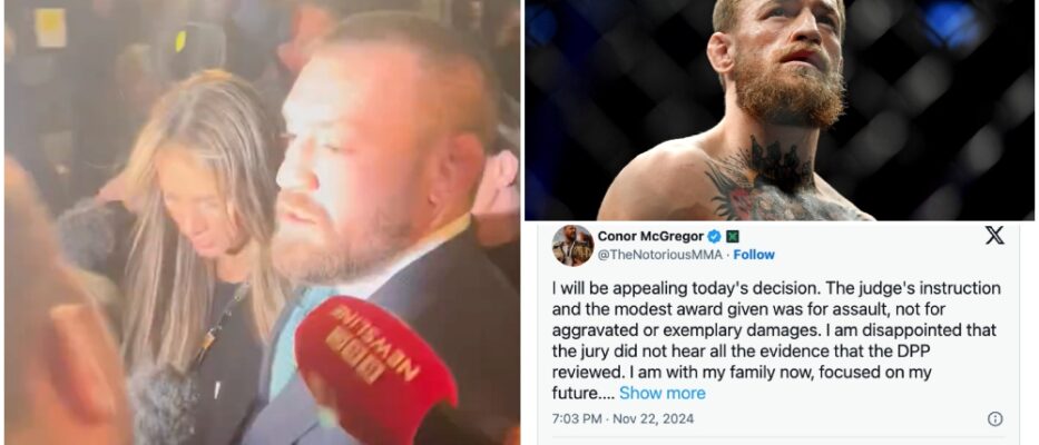 Conor McGregor funnet ansvarlig for seksuelt overgrep