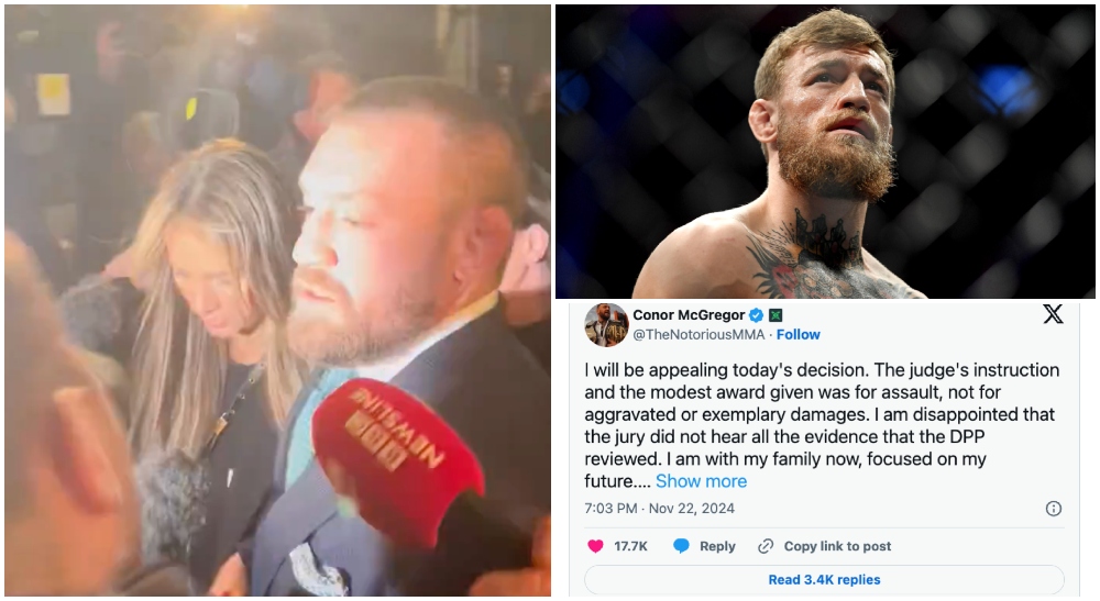 Conor McGregor funnet ansvarlig for seksuelt overgrep