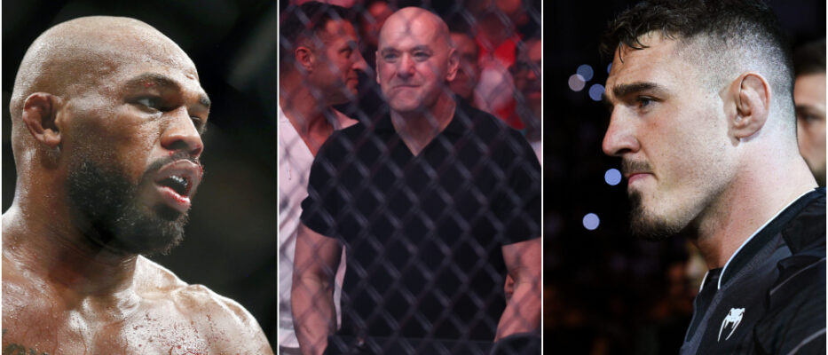 Dana White GARANTERER Jones vs Aspinall i 2025