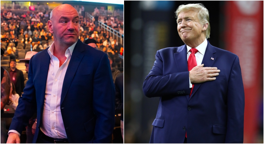 Dana White minnes Trumps støtte til UFC-rival
