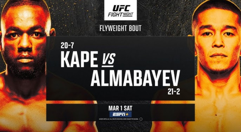 UFC Fight Night: Kape vs. Almabayev – Resultater og høydepunkter