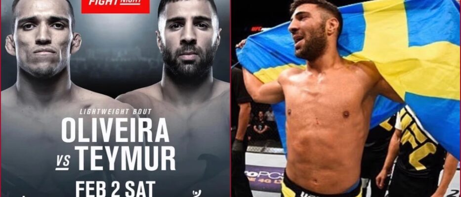 David Teymur antyder UFC-comeback